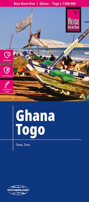 Abbildung von: Reise Know-How Landkarte Ghana, Togo (1:600.000) - Reise Know-How Verlag Peter Rump GmbH