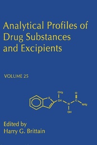 Enlarge image Cover: Analytical Profiles of Drug Substances and Excipients - Academic Press