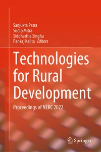 Enlarge image Cover: Technologies for Rural Development - Springer