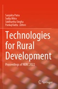 Cover: Technologies for Rural Development - Springer