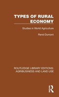 Cover: Types of Rural Economy - Routledge
