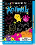 Cover: Neon Scratch Art Animals - Imagine That Publishing Ltd