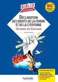 Enlarge image Cover: BiblioLycée - Déclaration des droits de la femme et de la citoyenne, de Gouges - BAC 2025 - Hachette Éducation