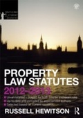 Cover: Property Law Statutes 2012-2013 - Routledge