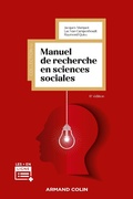 Cover: Manuel de recherche en sciences sociales - 6e &eacute;d. - Armand Colin