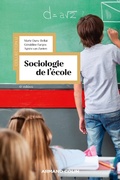 Cover: Sociologie de l'&eacute;cole - 6e &eacute;d. - Armand Colin