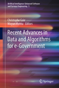 Abbildung von: Recent Advances in Data and Algorithms for e-Government - Springer
