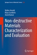 Cover: Non-destructive Materials Characterization and Evaluation - Springer