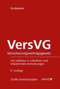 Abbildung von: Versicherungsvertragsgesetz VersVG - Manz