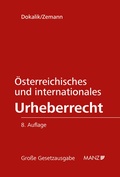 Cover: &Ouml;sterreichisches und internationales Urheberrecht - Manz
