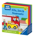 Cover: ministeps: Mein erster B&uuml;cher-W&uuml;rfel: Kita, Zoo und Feuerwehr (B&uuml;cher-Set) - Ravensburger