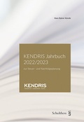 Cover: KENDRIS Jahrbuch 2022/2023 - Schulthess Juristische Medien