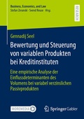 Cover: Bewertung und Steuerung von variablen Produkten bei Kreditinstituten - Springer Gabler