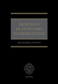 Cover: Principles of Statutory Interpretation - Oxford University Press