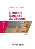 Cover: El&eacute;ments d'analyse du discours - 3e &eacute;d. - Armand Colin