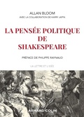 Cover: La pens&eacute;e politique de Shakespeare - Armand Colin