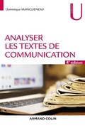 Cover: Analyser les textes de communication - 4e &eacute;d. - Armand Colin