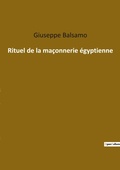 Cover: Rituel de la maconnerie egyptienne - Culturea