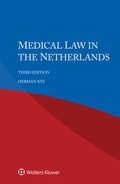 Cover: Medical Law in the Netherlands - Kluwer Law International