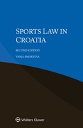 Cover: Sports Law in Croatia - Kluwer Law International