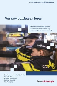 Abbildung von: Verantwoorden en leren - Boom criminologie
