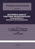 Cover: Biochemical Basis of Functional Neuroteratology - Elsevier
