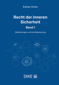 Cover: Recht der inneren Sicherheit. Band 1 - Dike Verlag Z&uuml;rich