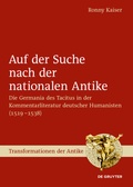 Cover: Auf der Suche nach der nationalen Antike - De Gruyter