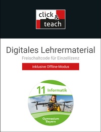 Abbildung von: Informatik - Gymnasium Bayern Sek II / Informatik GY BY click & teach 11 Box - Buchner, C.C.