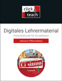 Abbildung von: Ci siamo B / Ci siamo B click & teach 1 Box - Buchner, C.C.