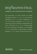Cover: Hofmannsthal - Jahrbuch zur europ&auml;ischen Moderne - Nomos