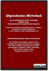 Enlarge image Cover: Altgriechisches Wörterbuch - Infosoftware