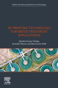 Cover: 3D Printing Technology for Water Treatment Applications - Elsevier