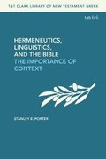 Cover: Hermeneutics, Linguistics, and the Bible - T.& T.Clark Ltd