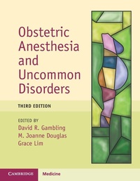 Abbildung von: Obstetric Anesthesia and Uncommon Disorders - Cambridge University Press