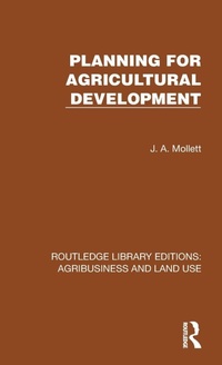 Enlarge image Cover: Planning for Agricultural Development - Routledge