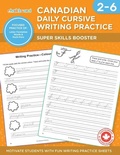 Cover: Canadian Daily Cursive Writing Practice Grades 2-6 - Chalkboard Publishing Inc