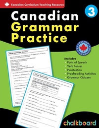 Enlarge image Cover: Canadian Grammar Practice 3 - Chalkboard Publishing Inc