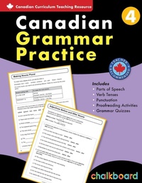 Enlarge image Cover: Canadian Grammar Practice 4 - Chalkboard Publishing Inc