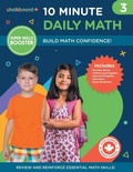 Cover: 10 Minute Daily Math Grade 3 - Chalkboard Publishing Inc