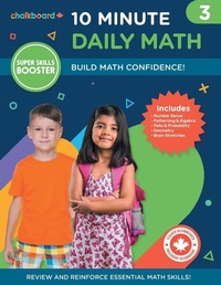 Enlarge image Cover: 10 Minute Daily Math Grade 3 - Chalkboard Publishing Inc