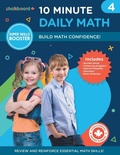 Cover: 10 Minute Daily Math Grade 4 - Chalkboard Publishing Inc