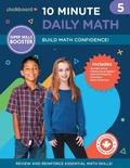 Cover: 10 Minute Daily Math Grade 5 - Chalkboard Publishing Inc