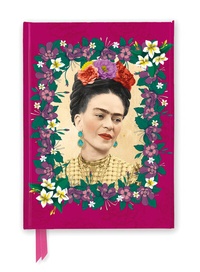 Abbildung von: Premium Notizbuch DIN A5: Frida Kahlo, Dunkles Pink - Flame Tree Publishing