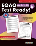 Cover: Eqao Test Ready Math Skills Grade 6 - Chalkboard Publishing Inc