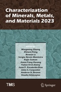 Cover: Characterization of Minerals, Metals, and Materials 2023 - Springer