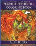 Cover: Black Superheroes Coloring Book - Kuumba Publishing