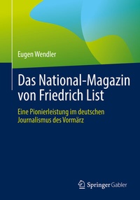 Abbildung von: Das National-Magazin von Friedrich List - Springer Gabler