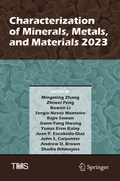 Cover: Characterization of Minerals, Metals, and Materials 2023 - Springer