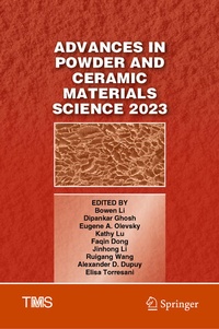 Enlarge image Cover: Advances in Powder and Ceramic Materials Science 2023 - Springer